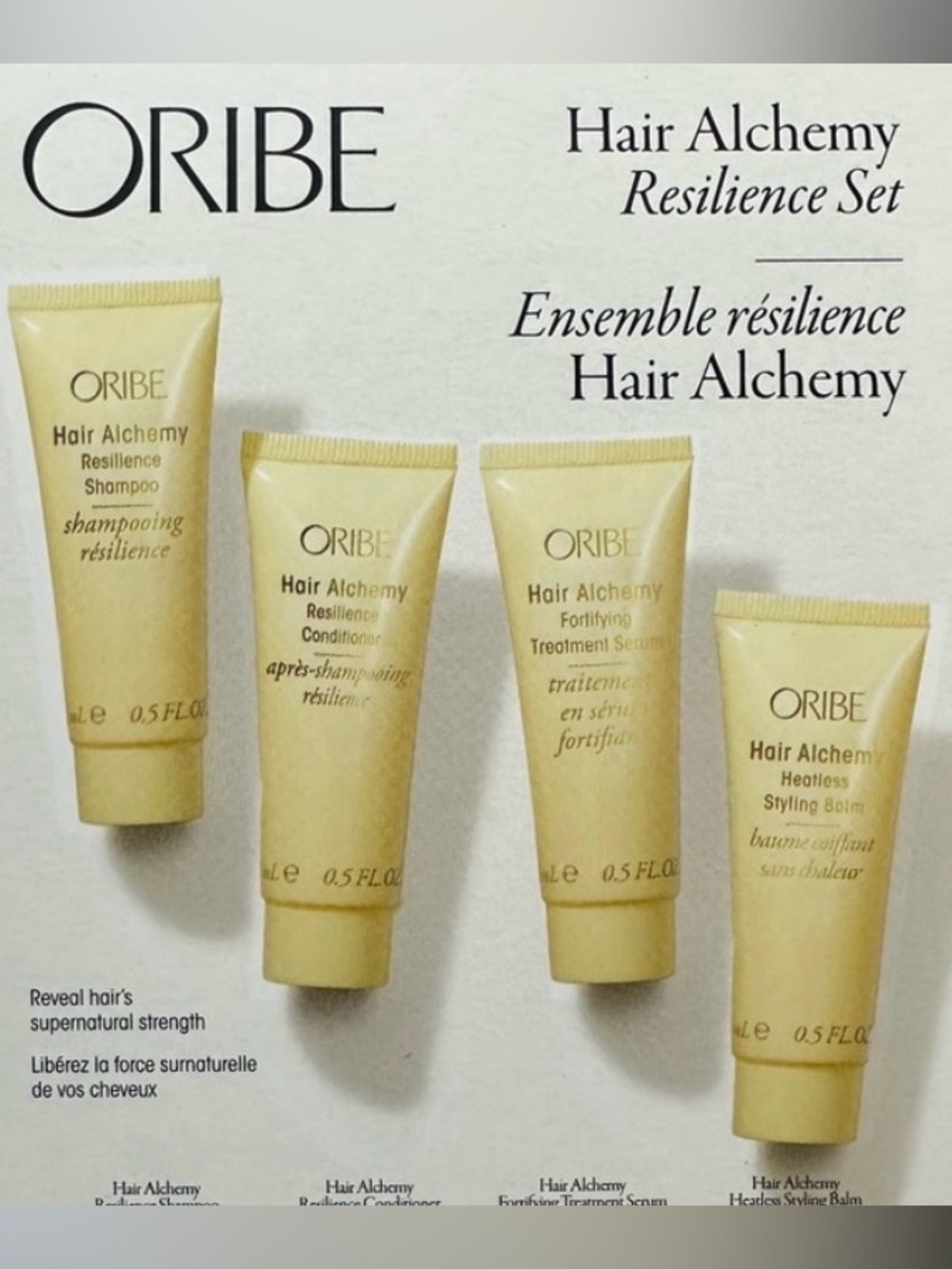 Oribe Hair Alchemy Resilience Set - Pale Yellow Tubes